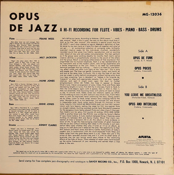 Opus De Jazz