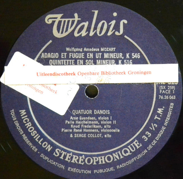 Quintette En Sol Mineur K 516 / Adagio Et Fugue En Ut Mineur K 546