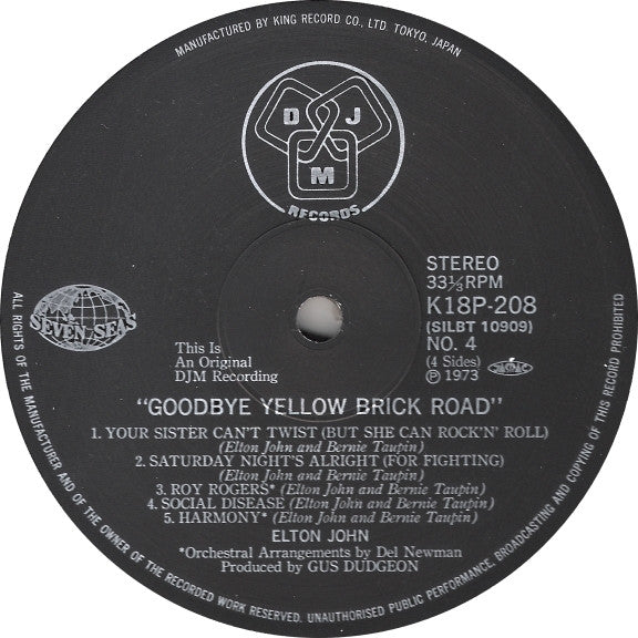 Goodbye Yellow Brick Road