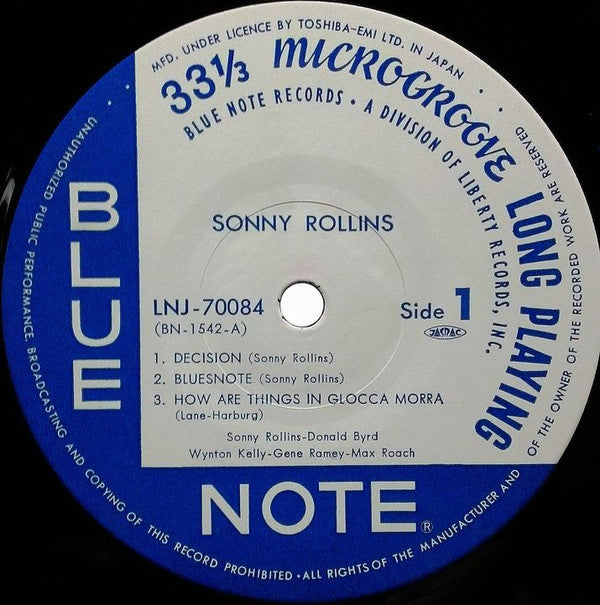 Sonny Rollins Volume 1