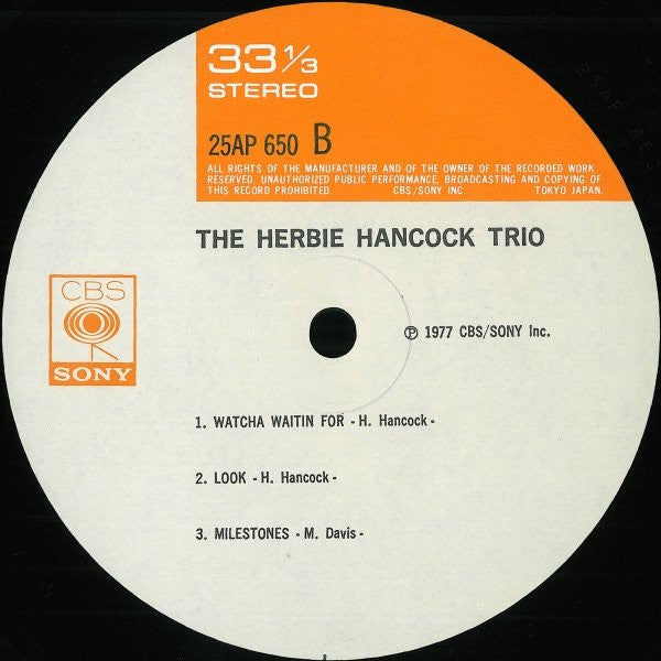The Herbie Hancock Trio