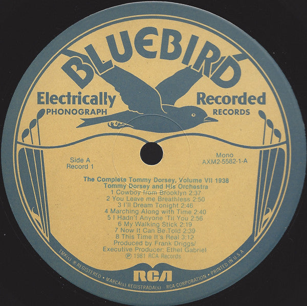The Complete Tommy Dorsey Volume VII 1938