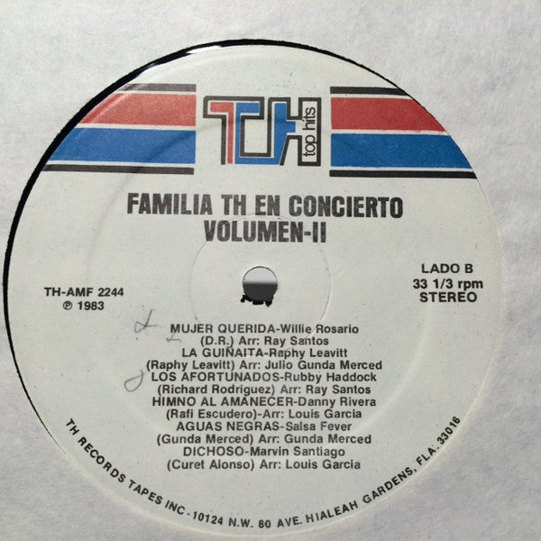 Segundo Concierto De La Familia T H