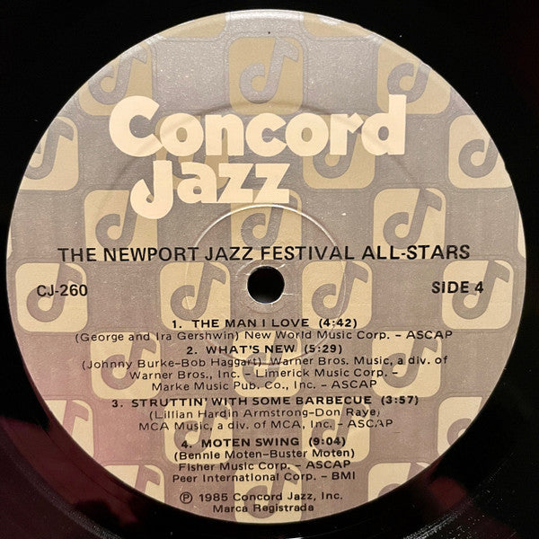The Newport Jazz Festival All-Stars