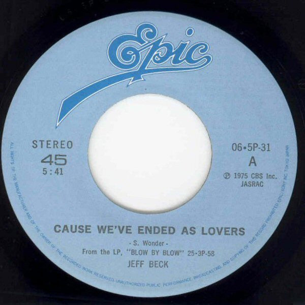 Cause We've Ended As Lovers