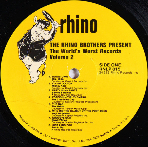 The Rhino Brothers Present The World's Worst Records Vol. 2