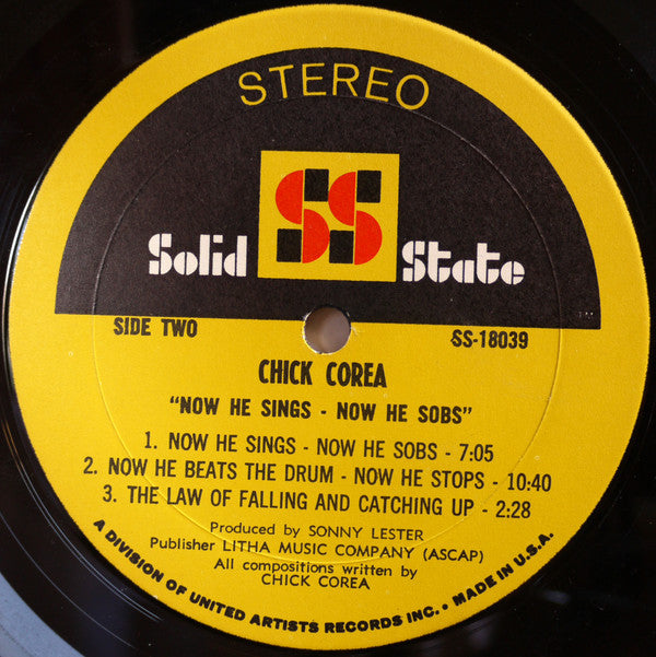 Now He Sings, Now He Sobs