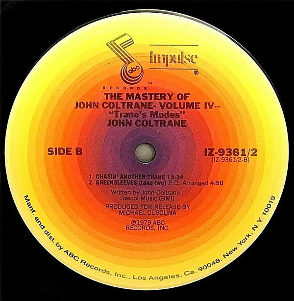 The Mastery Of John Coltrane / Vol. IV "Trane's Modes"