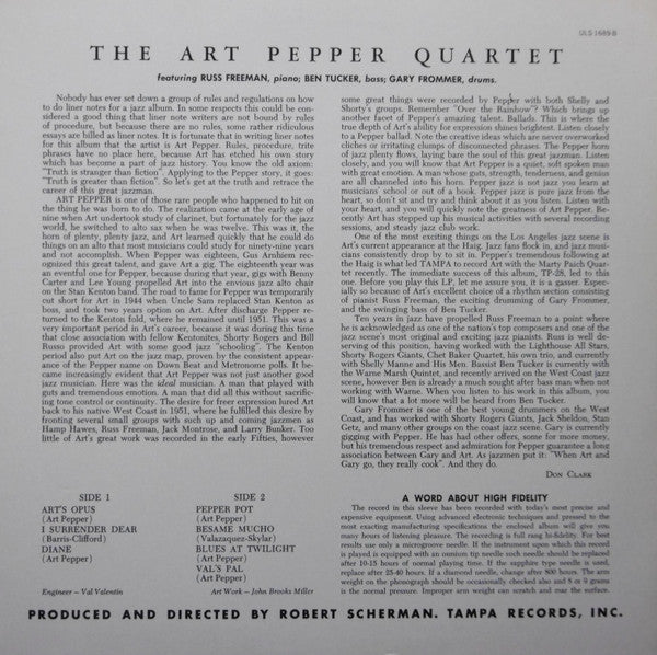 The Art Pepper Quartet