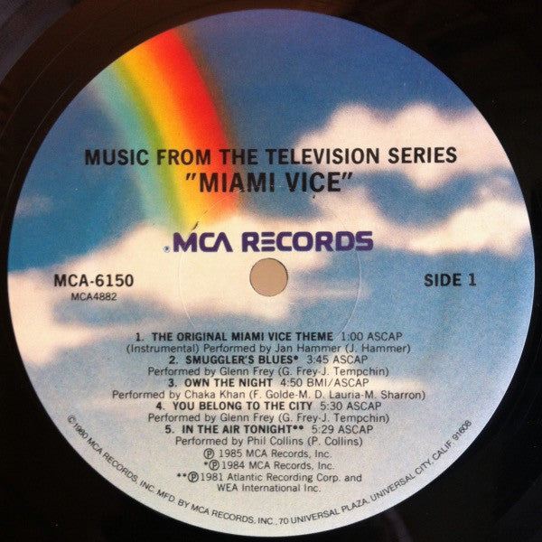 Music From The Television Series "Miami Vice"