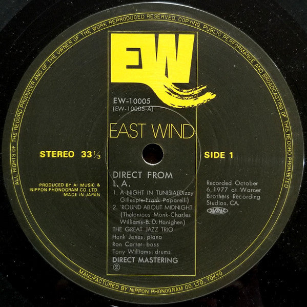 The Great Jazz Trio Direct From L.A.