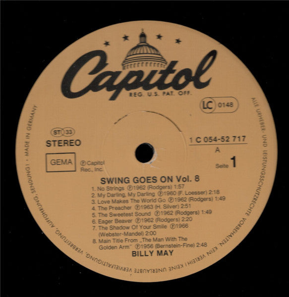 Swing Goes On! Vol.8 - Billy May