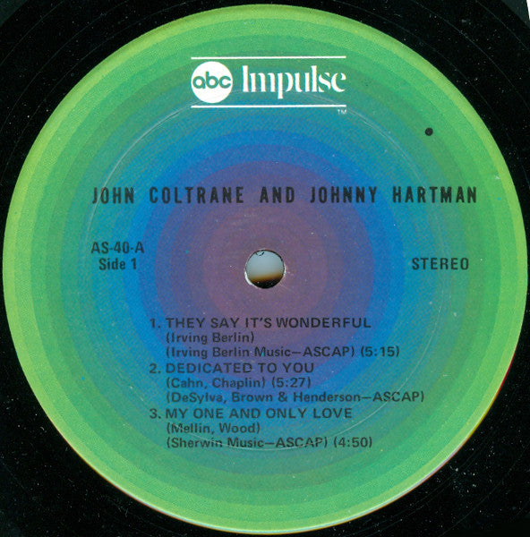 John Coltrane And Johnny Hartman