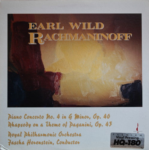 Piano Concerto No 4 In G Major, Op. 40 / Rhapsody On A Theme Of Paganini, Op. 43