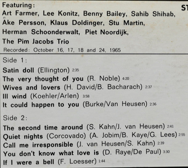 Rita Reys Meets Oliver Nelson