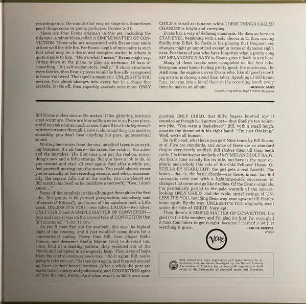 A Simple Matter Of Conviction