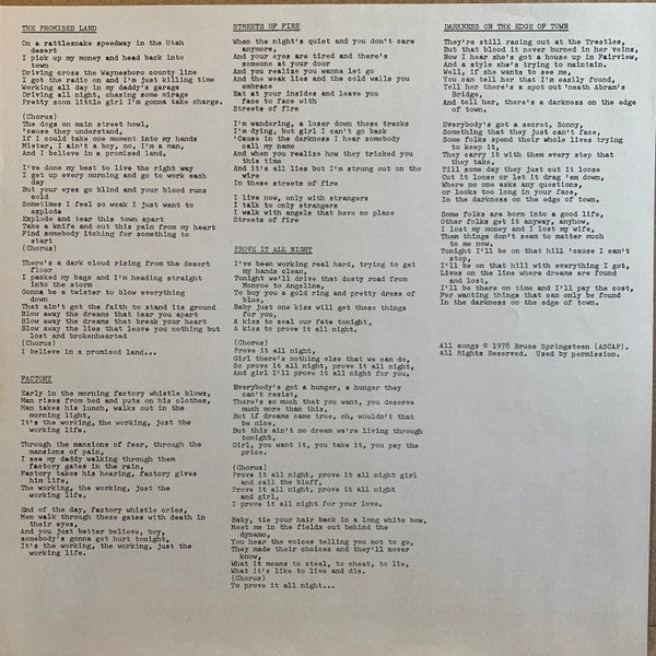 Darkness On The Edge Of Town