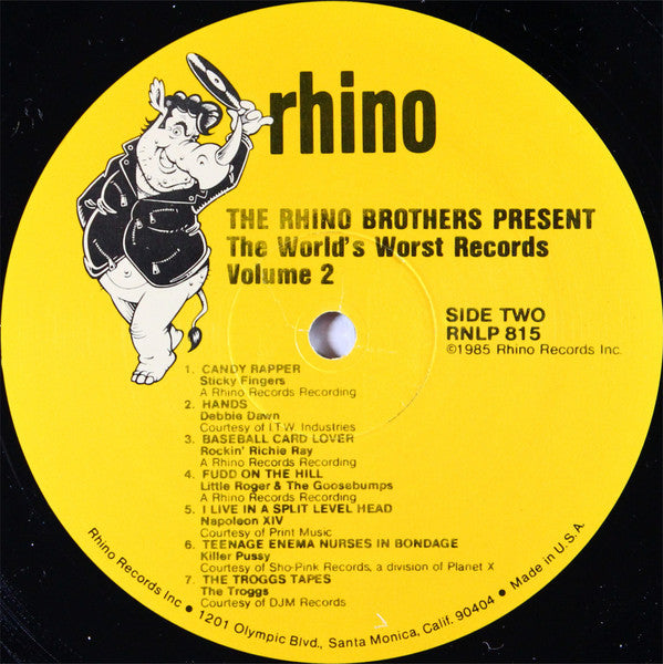 The Rhino Brothers Present The World's Worst Records Vol. 2
