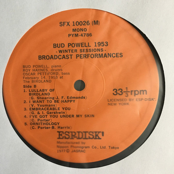 1953 Winter Sessions Broadcast Performances