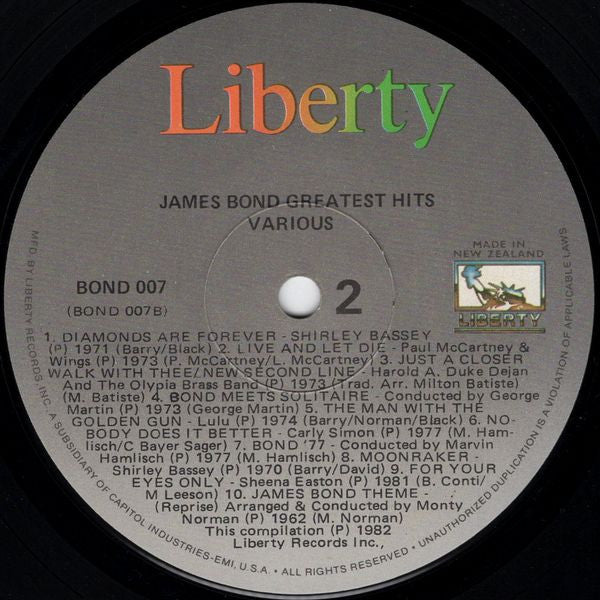 James Bond Greatest Hits