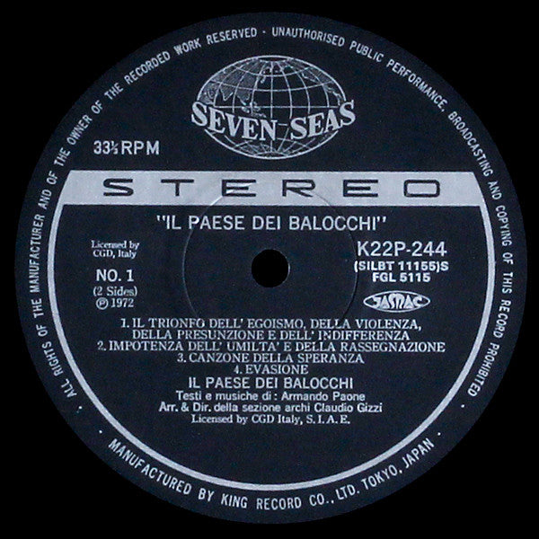 Il Paese Dei Balocchi