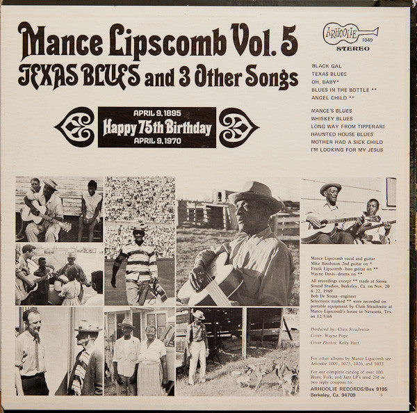 Mance Lipscomb Vol. 5