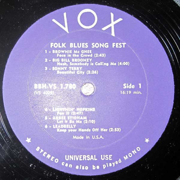 Folk Blues Song Fest