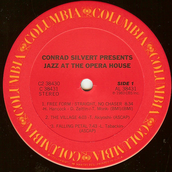 Conrad Silvert Presents Jazz At The Opera House