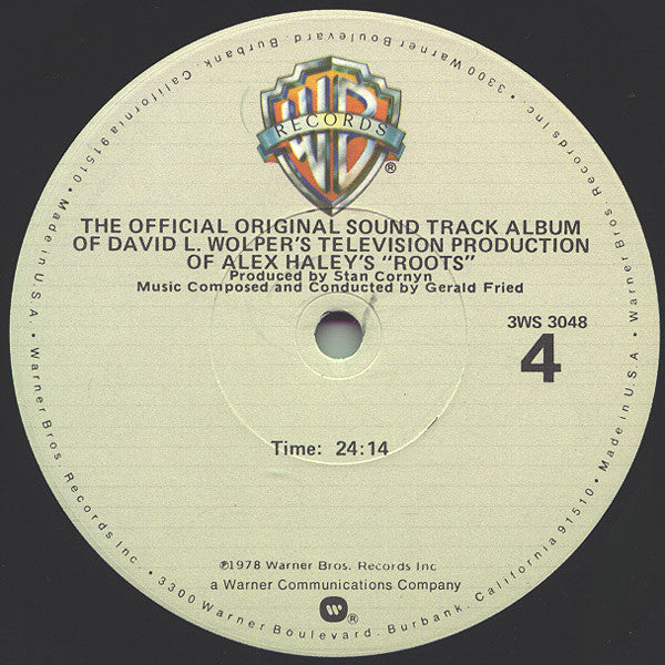 Roots (The Official Original Sound Track Album Of David L. Wolper's Television Production Of Alex Haley's)
