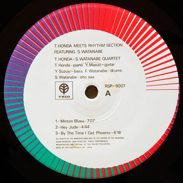 T. Honda Meets Rhythm Section Featuring S. Watanabe