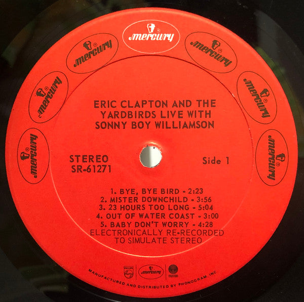 Eric Clapton And The Yardbirds Live With Sonny Boy Williamson