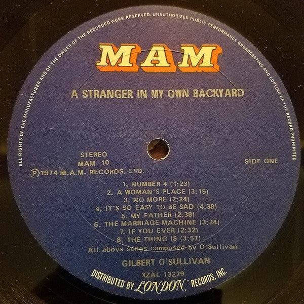 A Stranger In My Own Backyard