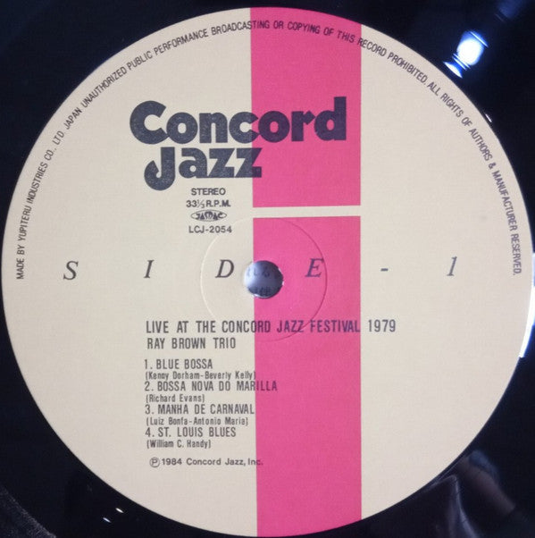 Live At The Concord Jazz Festival 1979