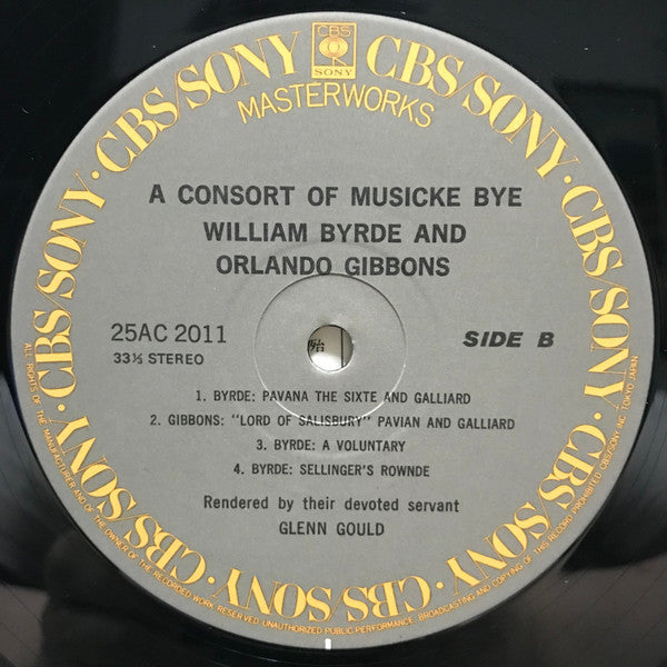 A Consort Of Musicke Bye William Byrde And Orlando Gibbons