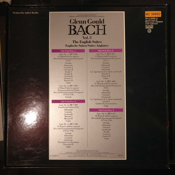 The English Suites - Englische Suiten - Suites Anglaises