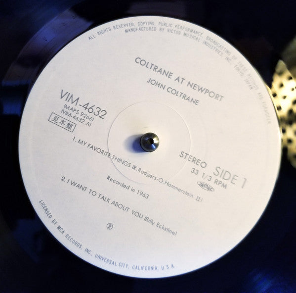 Coltrane At Newport