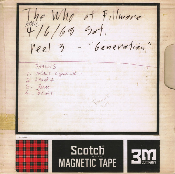 Live At The Fillmore East 1968