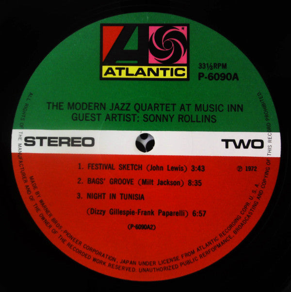 The Modern Jazz Quartet At Music Inn — Volume 2