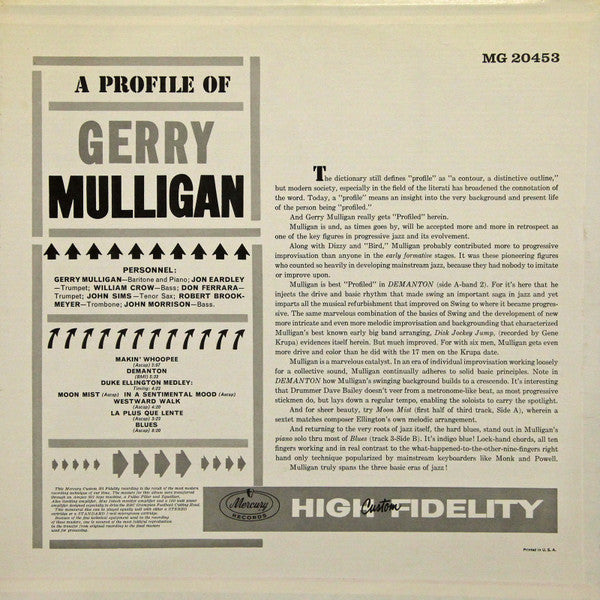 A Profile Of Gerry Mulligan
