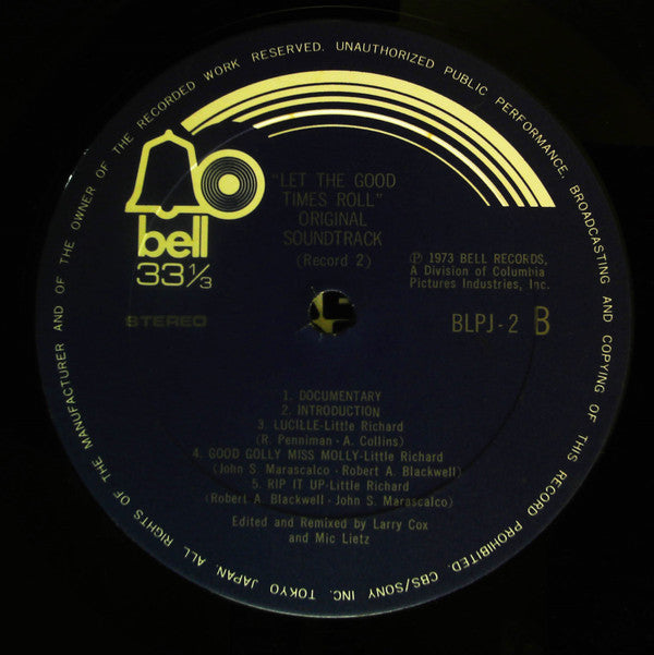Let The Good Times Roll - Original Sound Track Recording