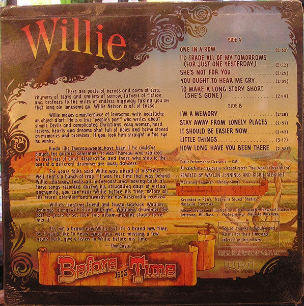 Willie - Before His Time