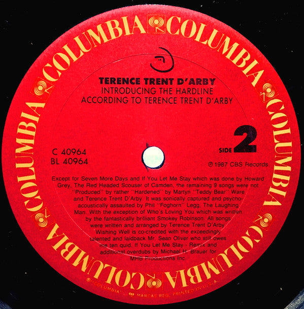 Introducing The Hardline According To Terence Trent D'Arby