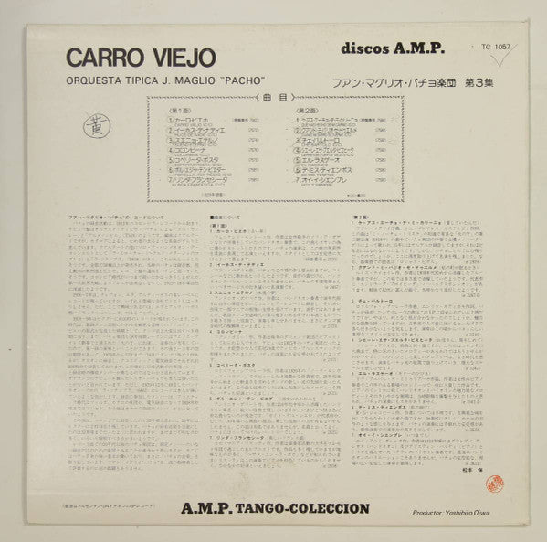 Carro Viejo Orquesta Tipica Juan Maglio Pacho Vol.3