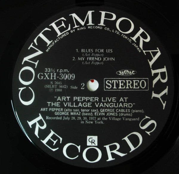 Live At The Village Vanguard