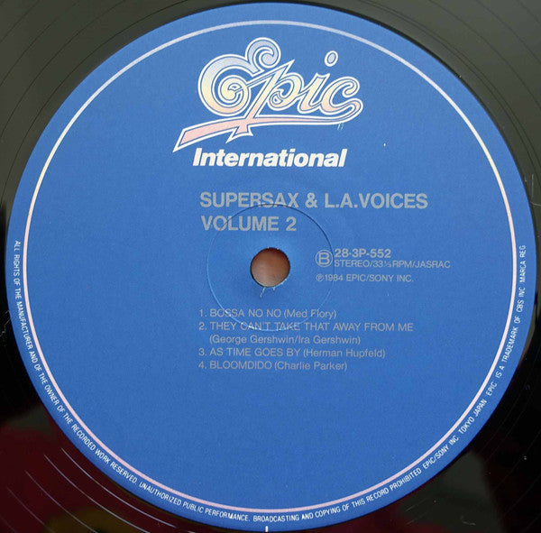 Supersax & L.A. Voices Volume 2