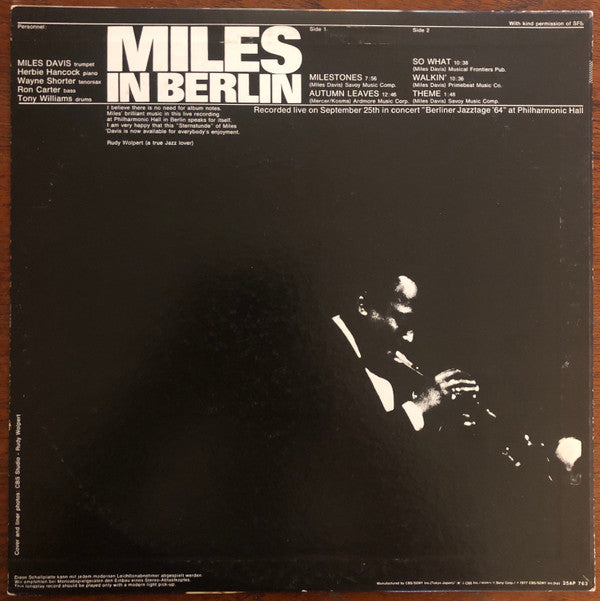 Miles In Berlin