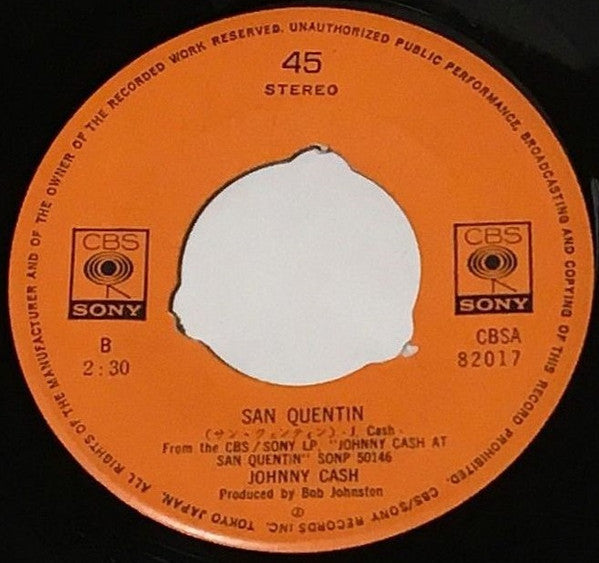 A Boy Named Sue / San Quentin