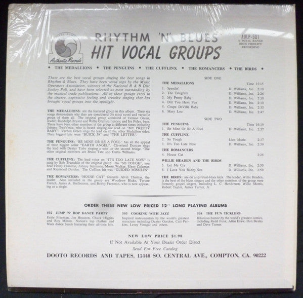 Hit Vocal Groups
