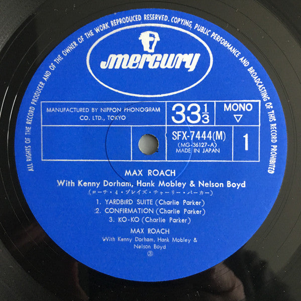 The Max Roach 4 Plays Charlie Parker