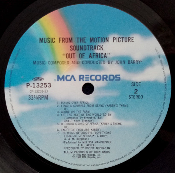 Out Of Africa (Music From The Motion Picture Soundtrack)